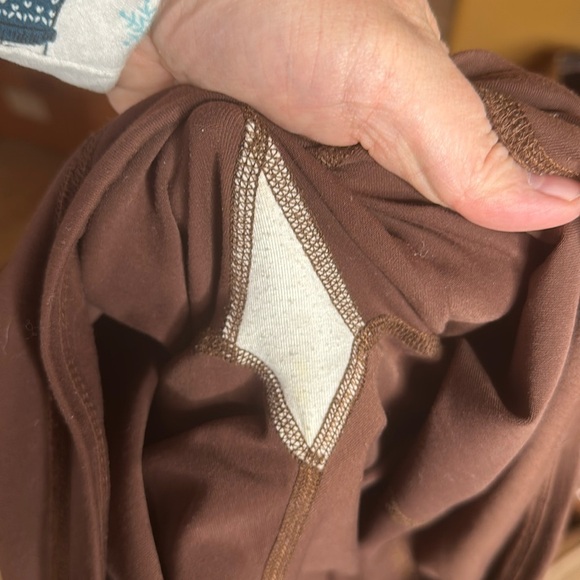 PrAna Brown Flare Leg Yoga Pant Legging Size Small - Picture 6 of 6